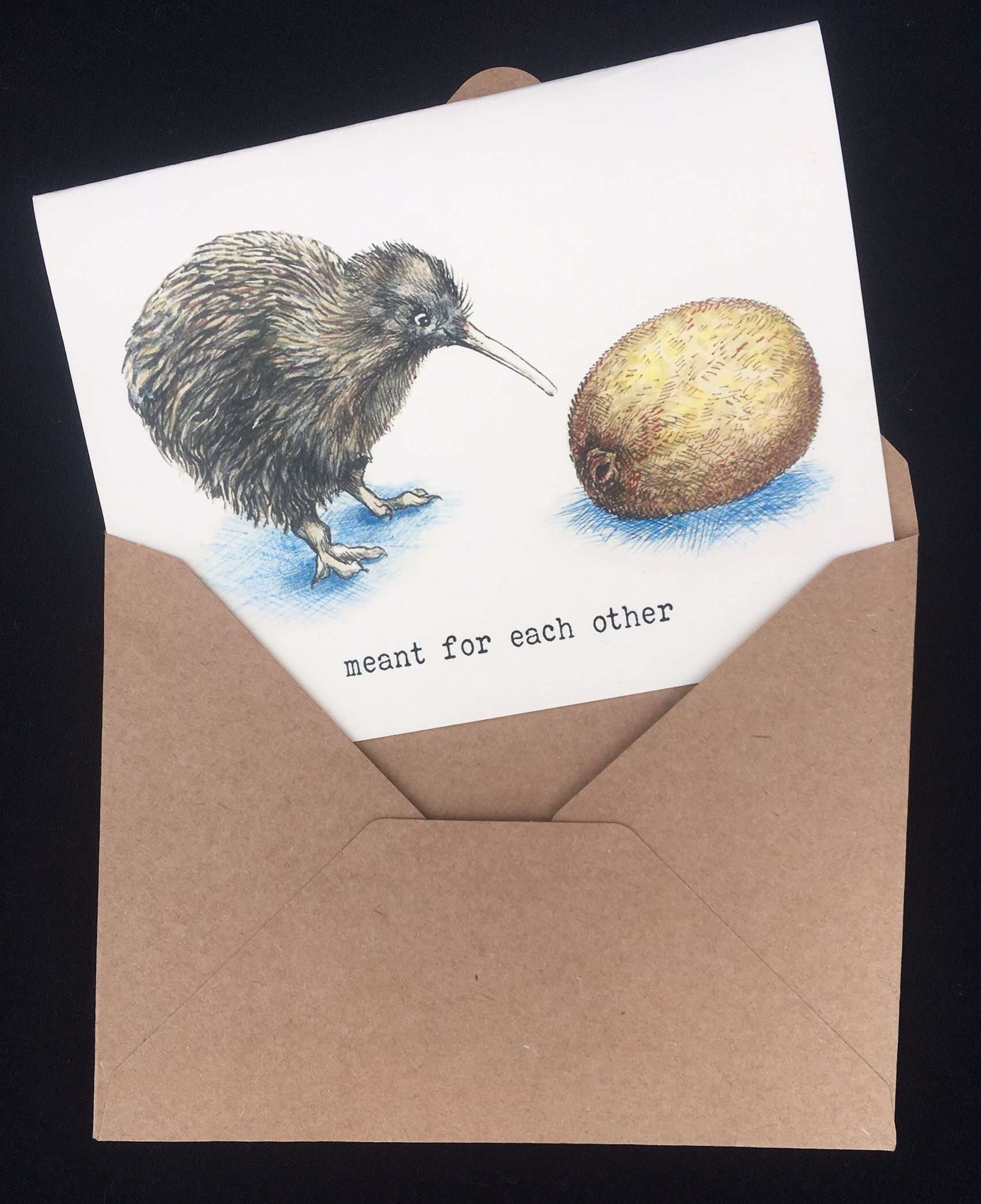 Kiwi☆他の方購入しないでください。 Kiwi Bird With Kiwi Fruit 