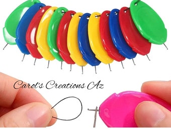 Needle Threader / Needle Craft Accessory  / Sewing Accessory/ Needle Threader Assist / 2 piece Set