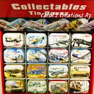 Diamond Painting Accessory Collector Tin / Needle Holder / Pill Tin / Small Storage Tin / Wax Holder / Collector Tin / Military Tin