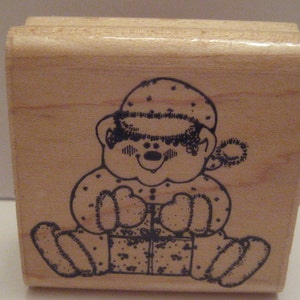 D.O.T.S Rubber Stamp Small Elfin / Rubber Stamp / Craft Supplies / Card Making / Scrapbooking / Elf Stamp / Christmas Stamp