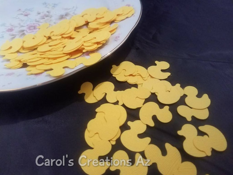 Duck Confetti 150 Rubber Duck Confetti Baby Shower Confetti Yellow Duck Confetti Baby Confetti Baby Duck Confetti ANY COLOR S