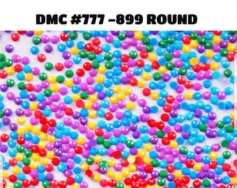 Diamond Painting Drills ROUND / DMC Colors 777-899 / Diamond Painting Accessories  / Diamond Painting  Beads / Diamond Painting USA Shipper
