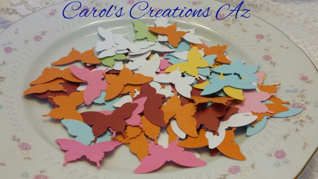 150 Butterfly Die Cut / Elegant Butterfly Die Cut / Butterfly Die Cuts