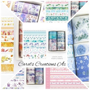 Washi Tape / Diamond Painting / Decorative Tape / Journaling Tape / Wrapping Tape / Scrapbooking / Craft Supplies