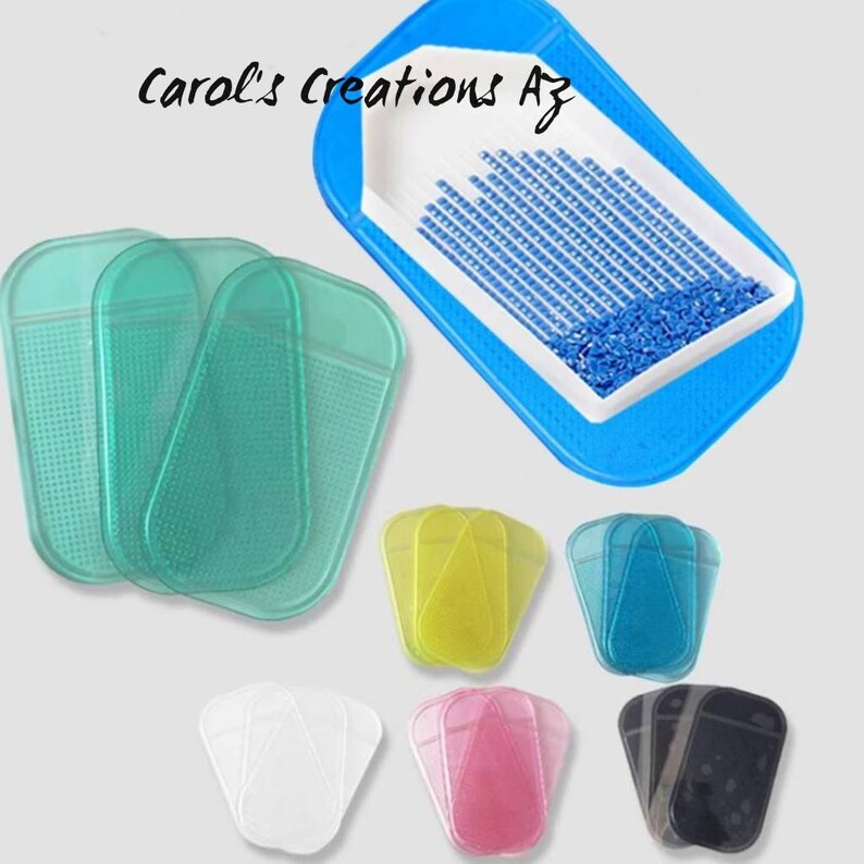 Sticky Mat for Diamond Painting / DIY Tool Diamonds Tray Etsy