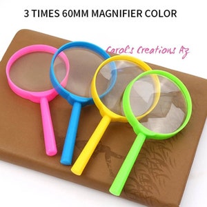 Magnifying Glass / 3x Magnifier/ Portable Magnifying Glass / Mini Magnifier  / Diamond Painting Accessories
