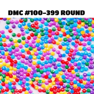 Diamond Painting Drills ROUND / DMC Colors 100-399 / Diamond Painting Accessories  / Diamond Painting  Beads / Diamond Painting USA Shipper