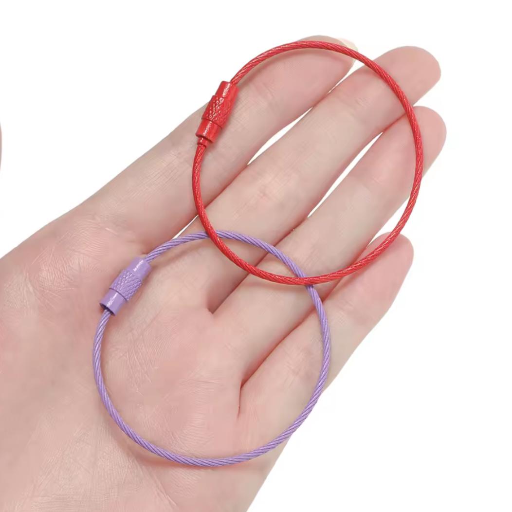 Metal Rings / Floss Organizer / Set of 5 Floss Ring Organizers/ Needle ...