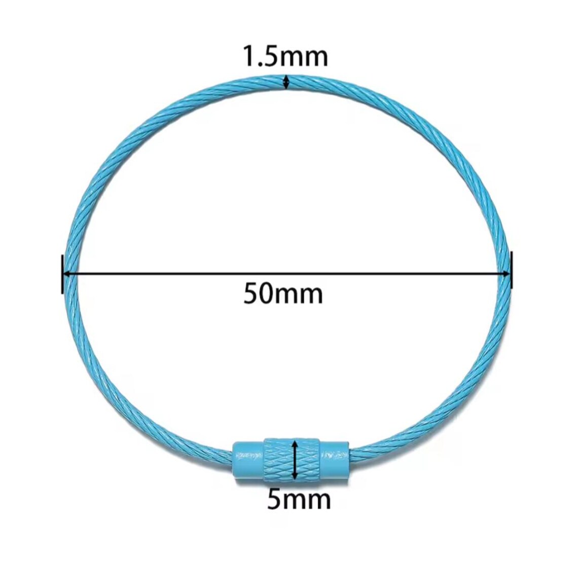 Metal Rings / Floss Organizer / Set of 5 Floss Ring Organizers/ Needle ...