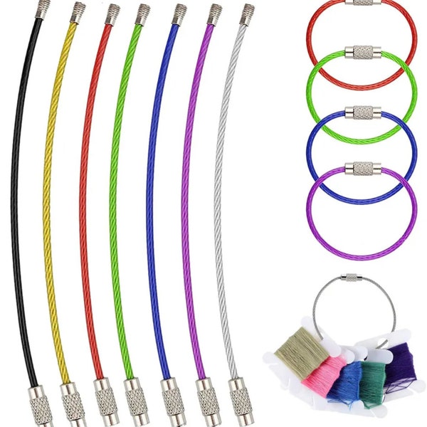 Metal rings / Floss Organizer / Set of 5 Floss Ring Organizers/ Needle Craft Accessories