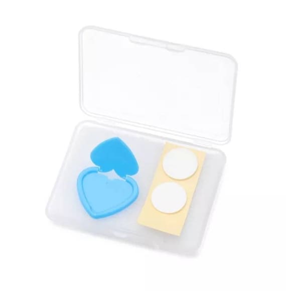 COOLL Heart Shape Diamond Painting Light Pad Cover with Storage Box Plastic  Easy to Install Light Pad Power Cover for Artist, Blue 