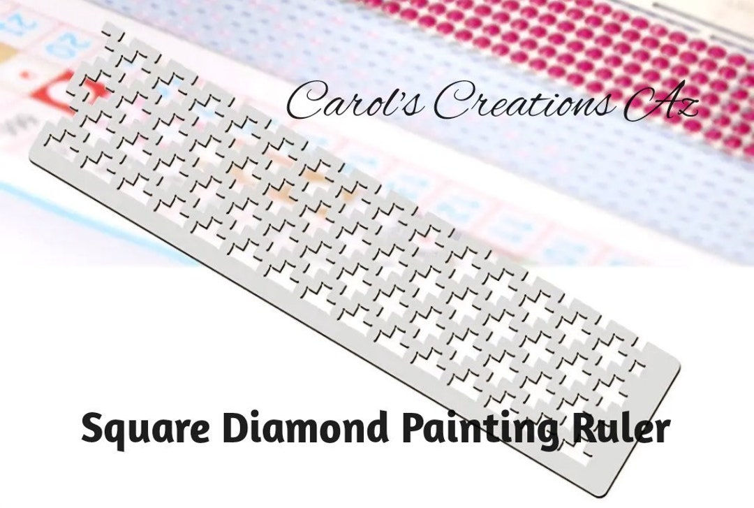 Diamond Painting Ruler / Square Diamond Painting Accessory / Diamond ...