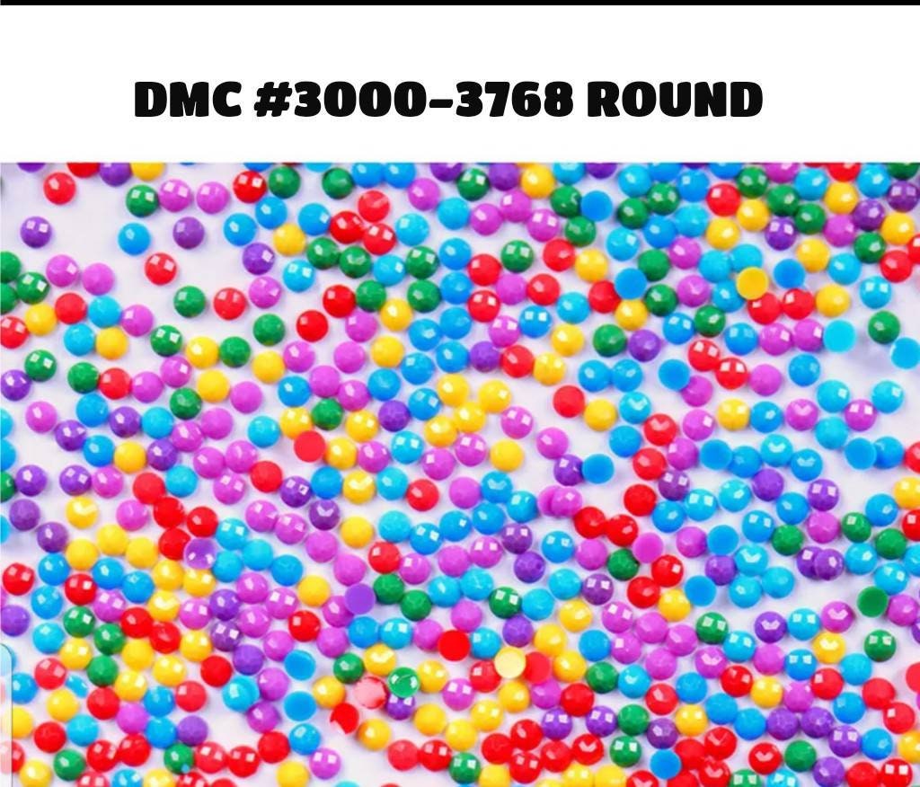 Round AB Diamond Drills For Diamond Painting - 23 Colors, 200 Pieces Each | Sparkly Rhinestones For DIY Crafts - View #10