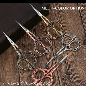 Embroidery Scissors / Stainless Steel Embroidery Scissors / Elegant Embroidery Scissors / Craft Scissors / Craft Supplies