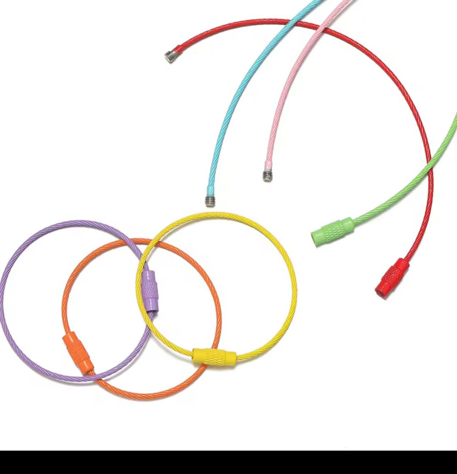 Metal Rings / Floss Organizer / Set of 5 Floss Ring Organizers/ Needle ...