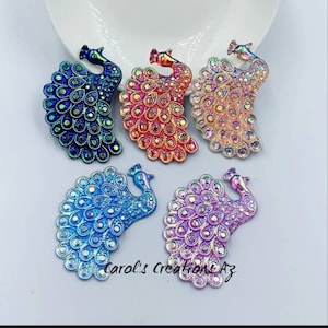 Peacock Cover Minder / Diamond Painting Cover Minder / Flower Cover Minders / Diamond Painting Accessory