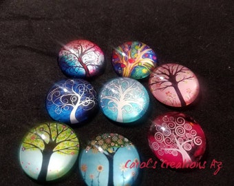 Glass Cover Minder / Tree Designs Cover Minder /  Cover Minders / Diamond Painting Accessory