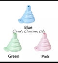 Silicone Funnel / Diamond Painting Accessory / Collapsible Silicone Funnel / Portable Silicone Funnel / Craft Accessories