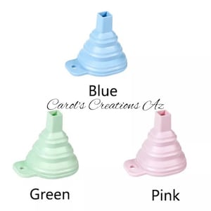Silicone Funnel / Diamond Painting Accessory / Collapsible Silicone Funnel / Portable Silicone Funnel / Craft Accessories
