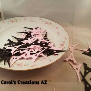 100 Effel Tower Confett/ Effel Tower De Cuts / Pars Party Confett