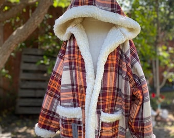 Patchwork Thready Bear Cub Child Quilt Coat Pattern (PDF Pattern)