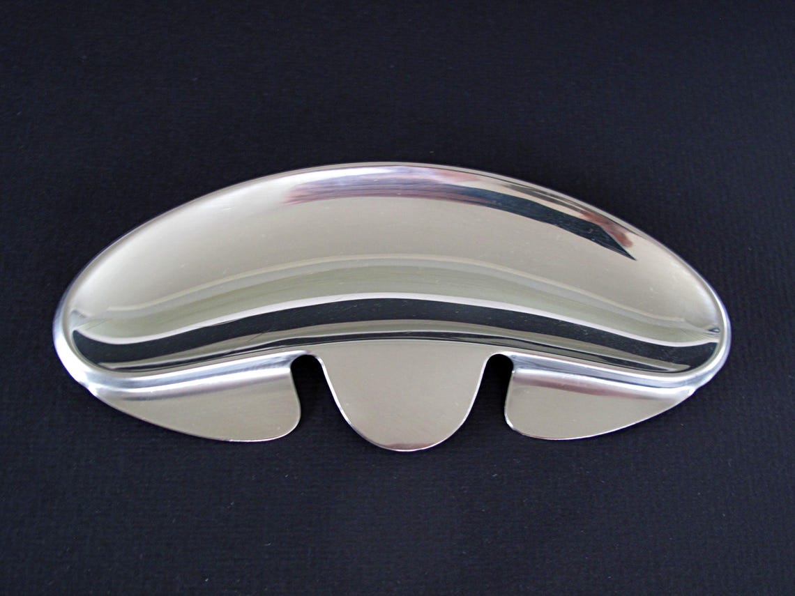 AMC INOX Pip Tray Set - Set of Six Stainless Steel Clip on Pip Dishes ...