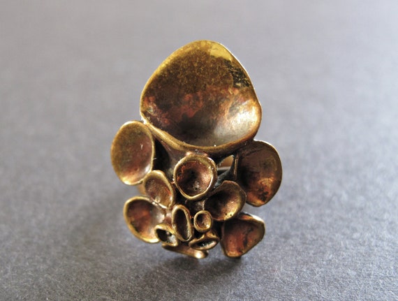 HANNU IKONEN Reindeer Moss Ring – Bronze Renmoosb… - image 9