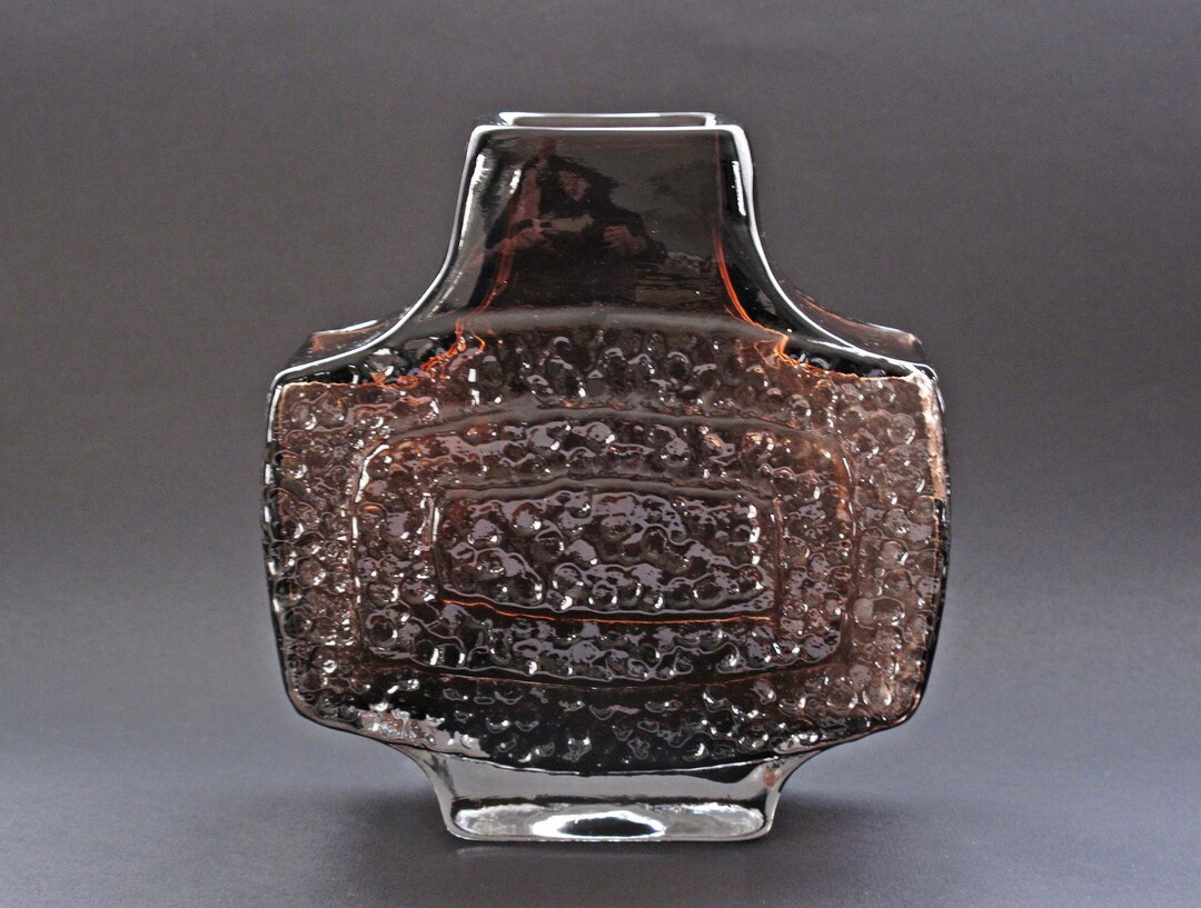 WHITEFRIARS Cinnamon TV Vase, Designed by Geoffrey BAXTER, Pattern