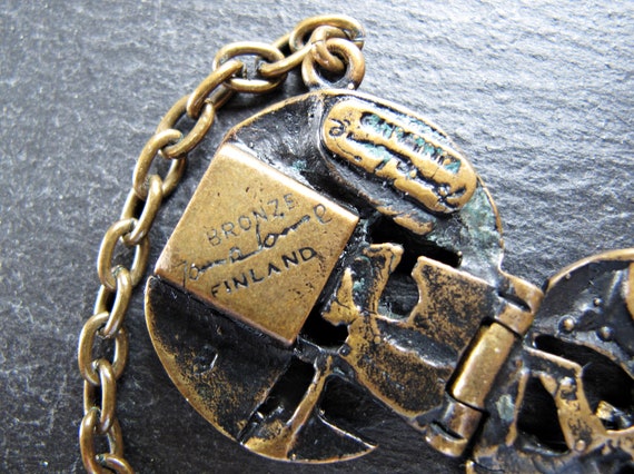 BRUTALISTE BRACELET MANCHETTE BIJOU D'ARTISTE 1970 signé EUR 749,00 - FR
