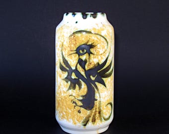 CELTIC Pottery Phoenix Vase - Newlyn Pottery Cornwall - Maggie Fisher