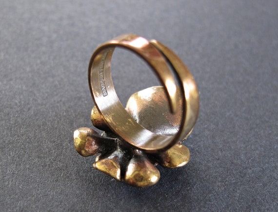 HANNU IKONEN Reindeer Moss Ring – Bronze Renmoosb… - image 7