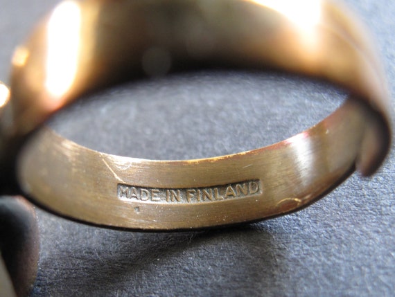 HANNU IKONEN Reindeer Moss Ring – Bronze Renmoosb… - image 8