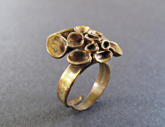 HANNU IKONEN Reindeer Moss Ring – Bronze Renmoosb… - image 4