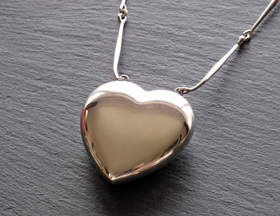 Georg jensen silver heart necklace discount