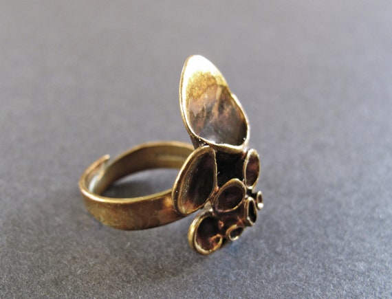 HANNU IKONEN Reindeer Moss Ring – Bronze Renmoosb… - image 5