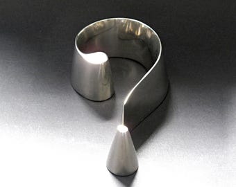 Chrome Question Mark Paperweight - Italian Design Question Mark Paperweight