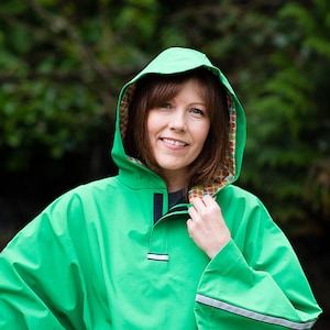 Green Rain Poncho for Adults REG - Etsy