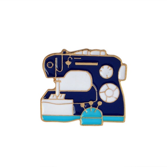 Sewing Machine Pin Enamel Pin Lapel Pin Sewing Gifts Gifts Etsy