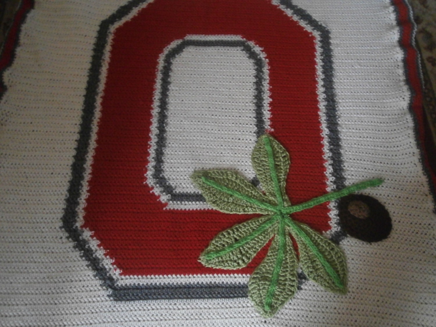 Free crochet pattern for ohio state afghan elegantkja