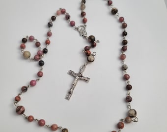 Rhodonite Rosary