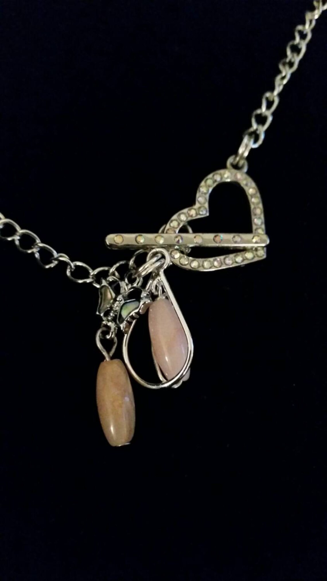 •OOAK - GUIDE• peruvian opal + mixed metal necklace (18