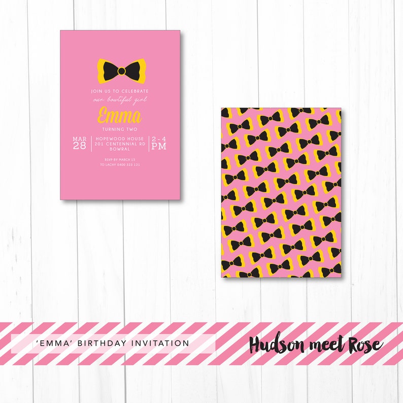 Printable the 'emma' Birthday Invitation Wiggles - Etsy Australia