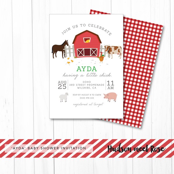 Printable The Ayda Baby Shower Invitation Gender Neutral