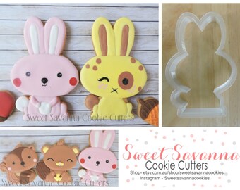 Rabbit Cookie Cutters- Woodlands theme cookie cutter