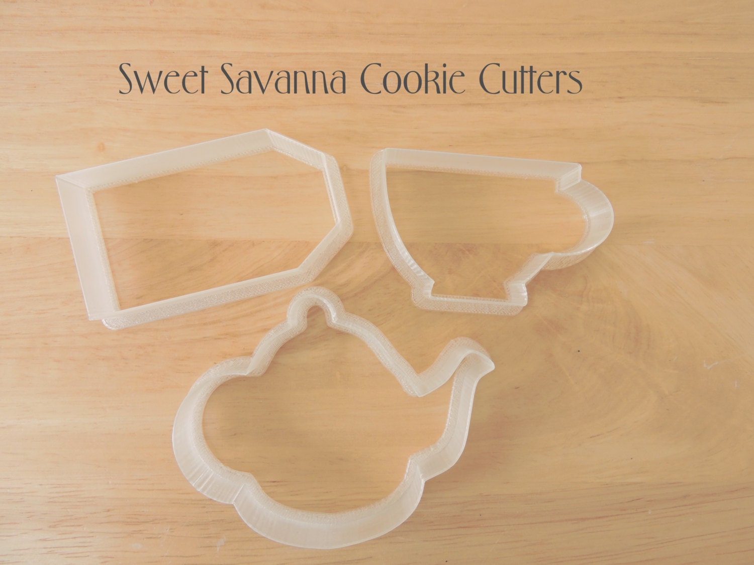 Tea Set Tea Pot Tea Bag Tea Cup Cookie Cutters Etsy