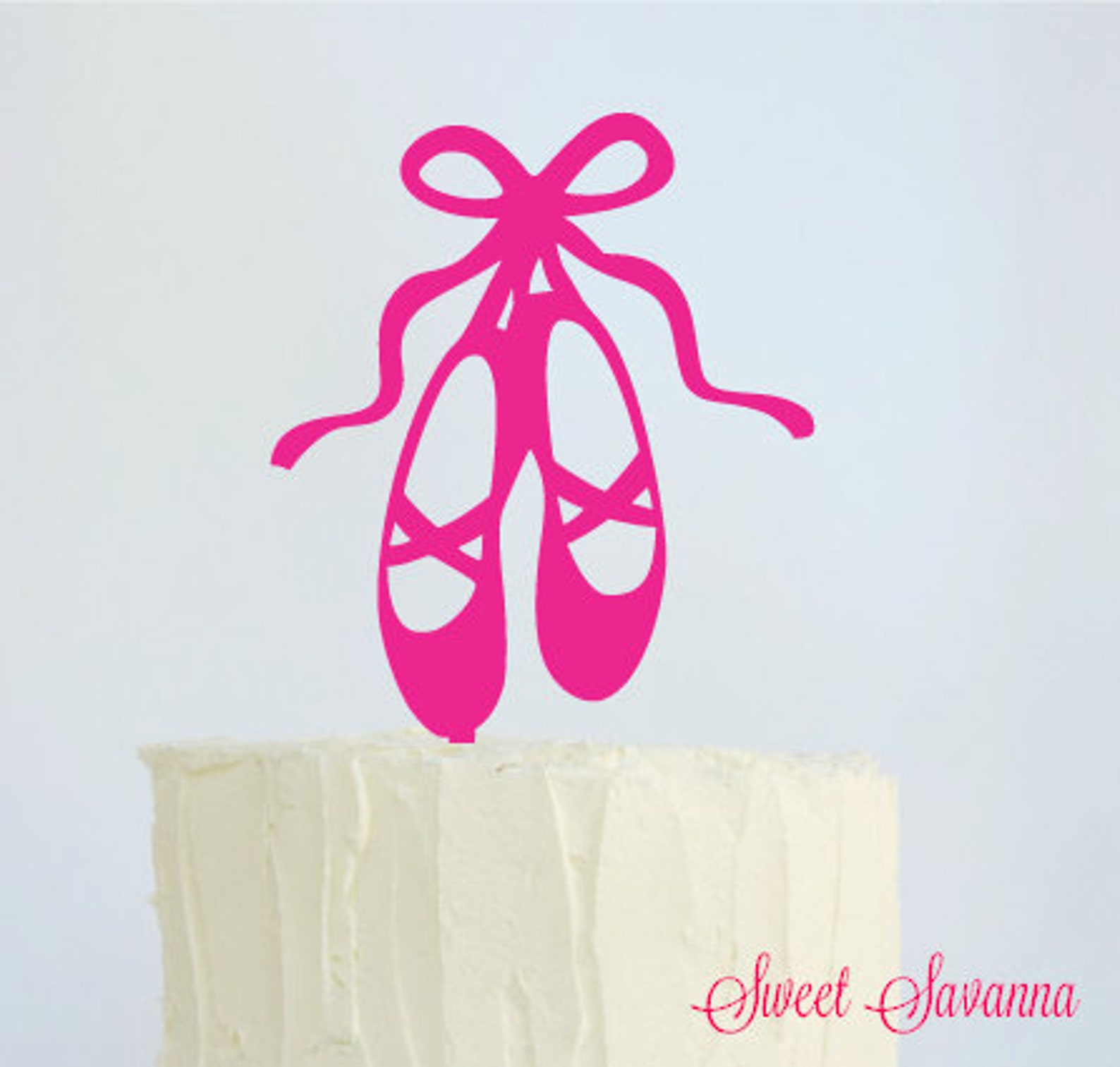 ballet shoes cake topper made in australia