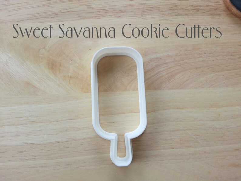 Icecream on a Stick/ Popsicle Custom Cookie Cutters Etsy