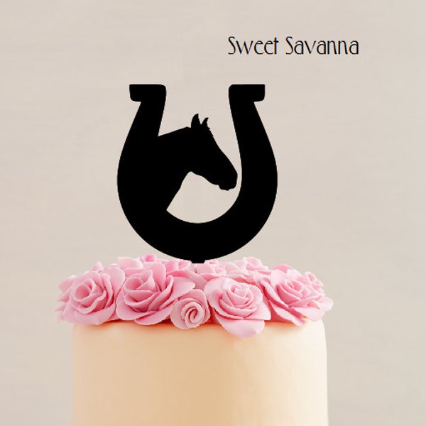 Horse Cake Topper Etsy Australia