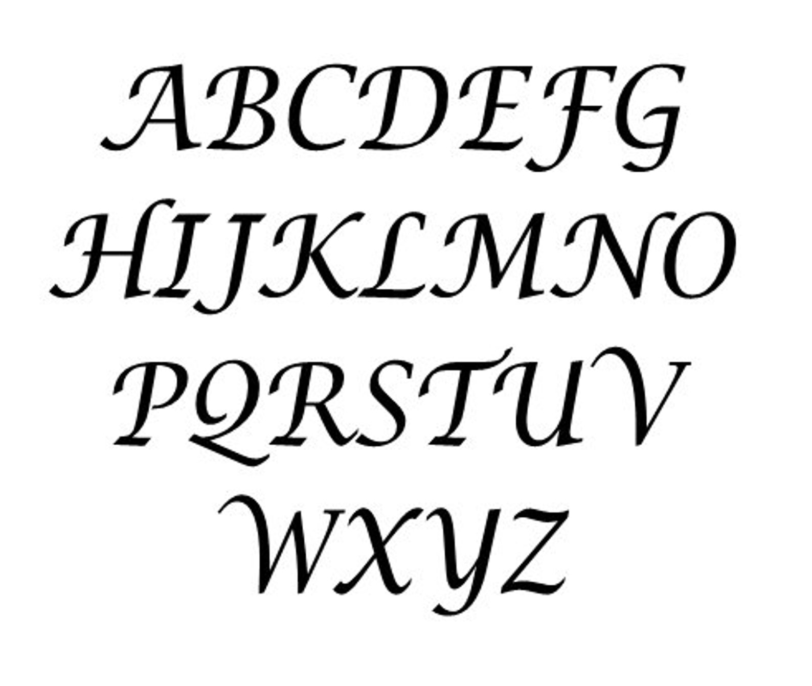 Monogram Fondant Embosser Style 2 Etsy