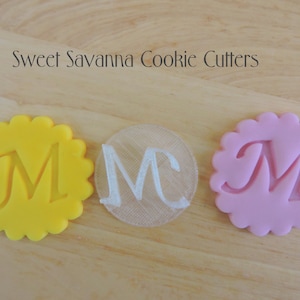 Monogram Fondant Embosser Style 2